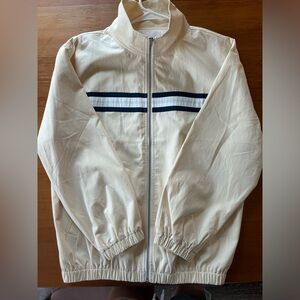 L’élis white track jacket, nwt, never worn, xs